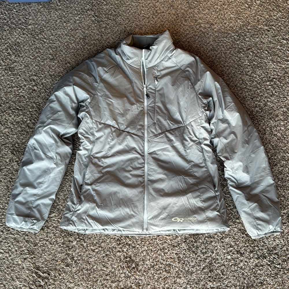 Outdoor‎ Research Refuge Jacket Women’s Medium Light Pewder